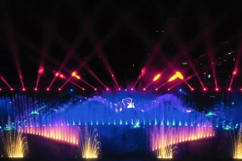 湖北紅安光影水舞秀